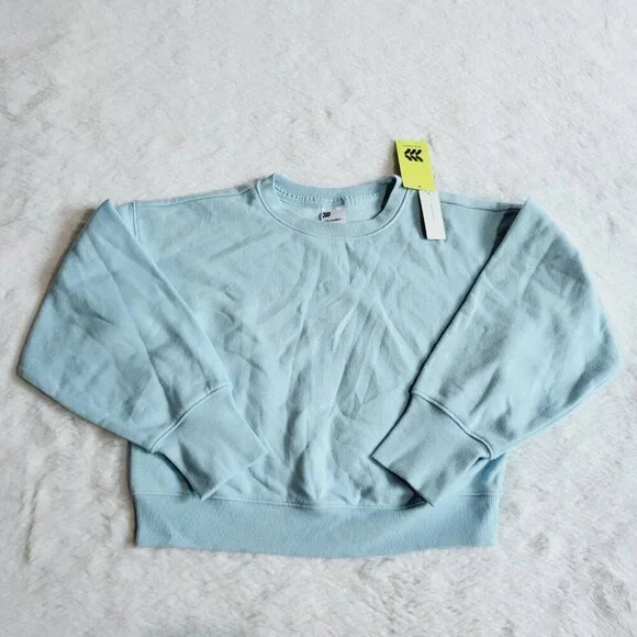 All In Motion Girls' Fleece Pullover Sweatshirt (small) 4KIDG-L - Picture 2 of 4